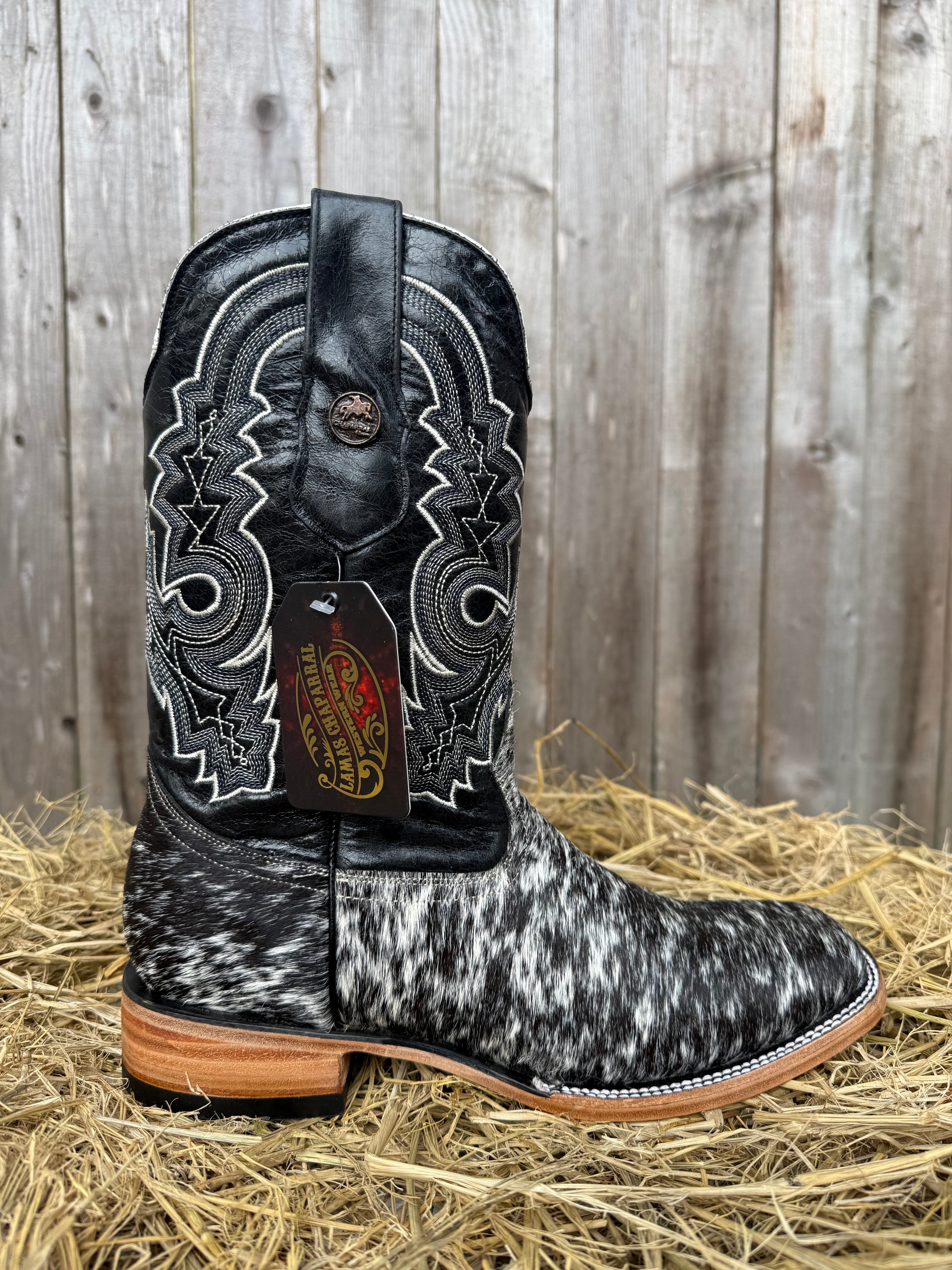 Chaparral Men's Genuine Cowhide Round Toe Western Boots