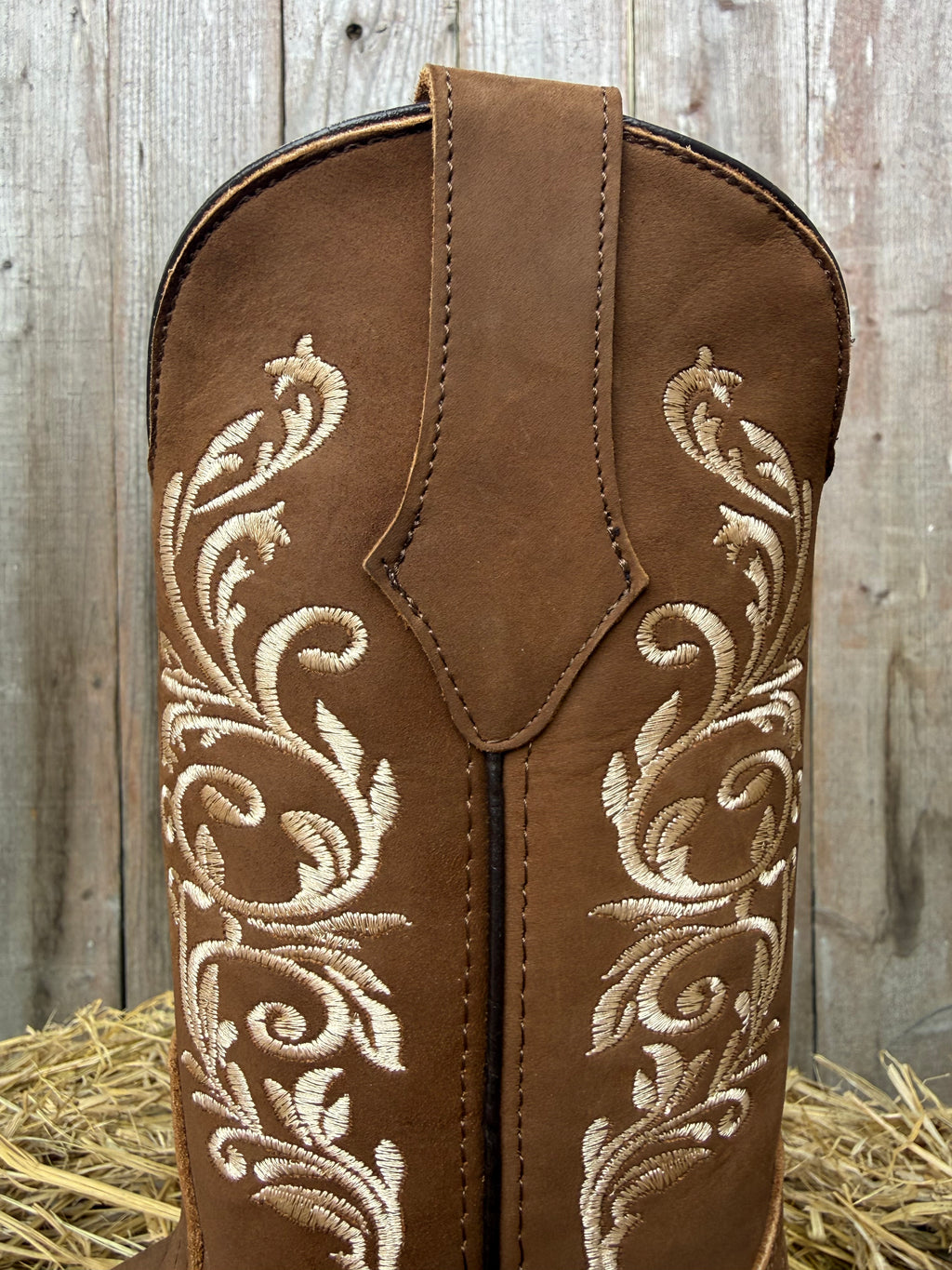 Chaparral Women's Tan Embroidered Square Toe Western Boot