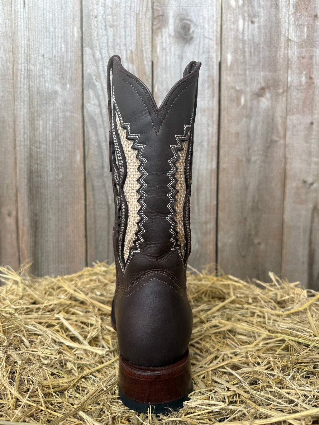 Chaparral Women's Brown Cowhide Square Toe Western Boots
