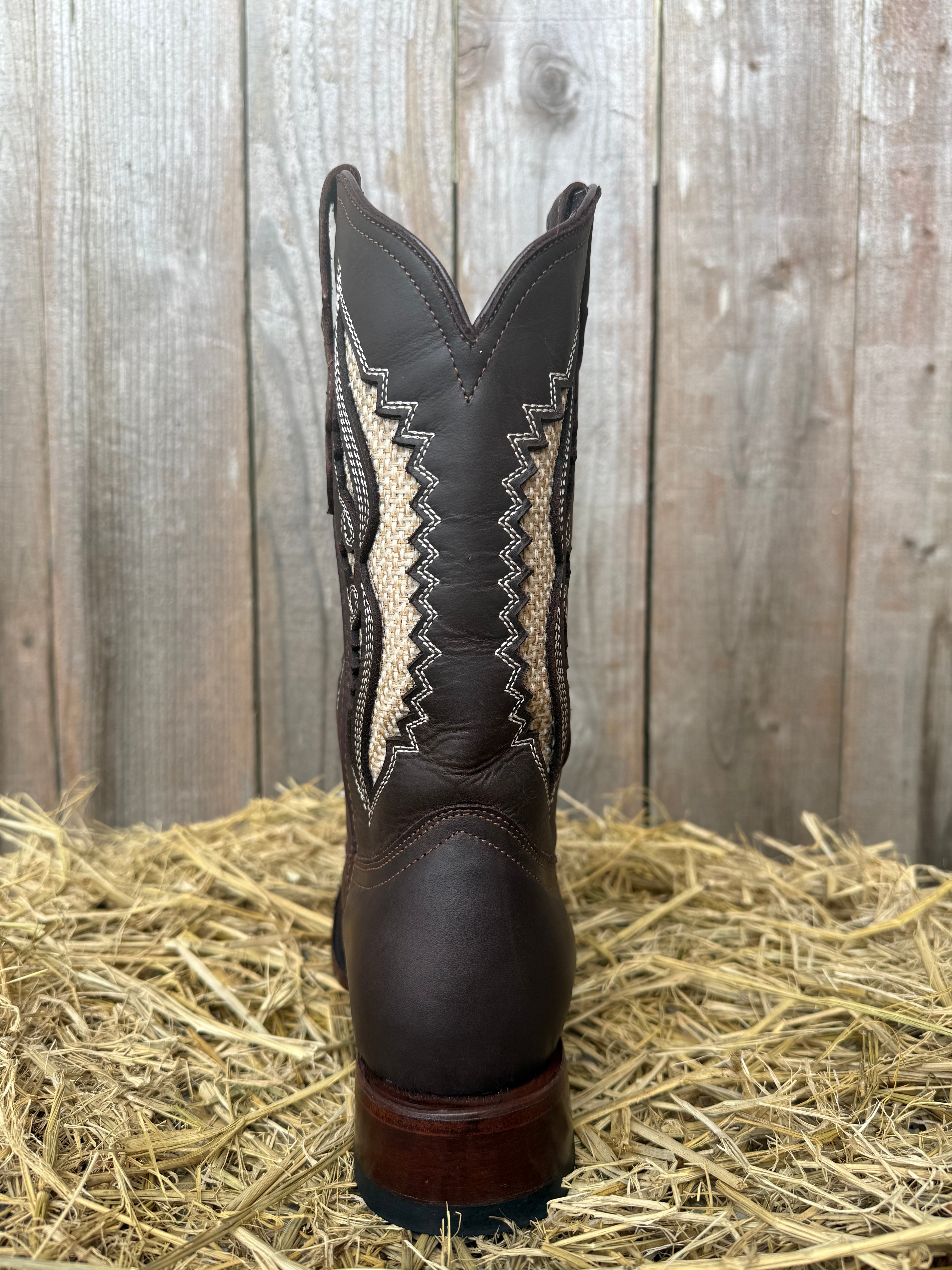 Chaparral Women's Brown Cowhide Square Toe Western Boots