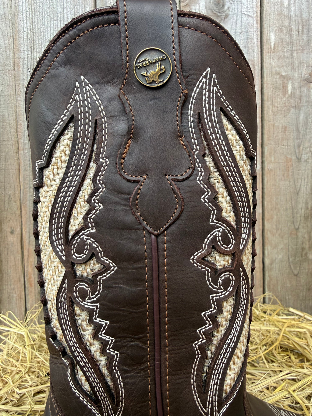 Chaparral Women's Brown Cowhide Square Toe Western Boots
