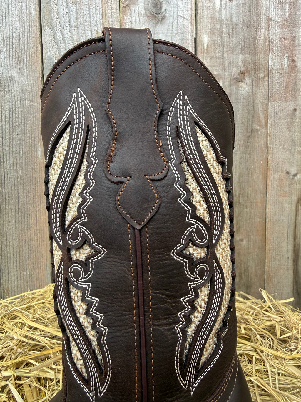 Chaparral Women's Brown Cowhide Square Toe Western Boots