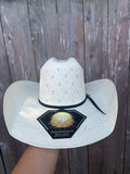 White Diamonds Co. Men's Sombrero Fino Vaquero with Medallion Detail