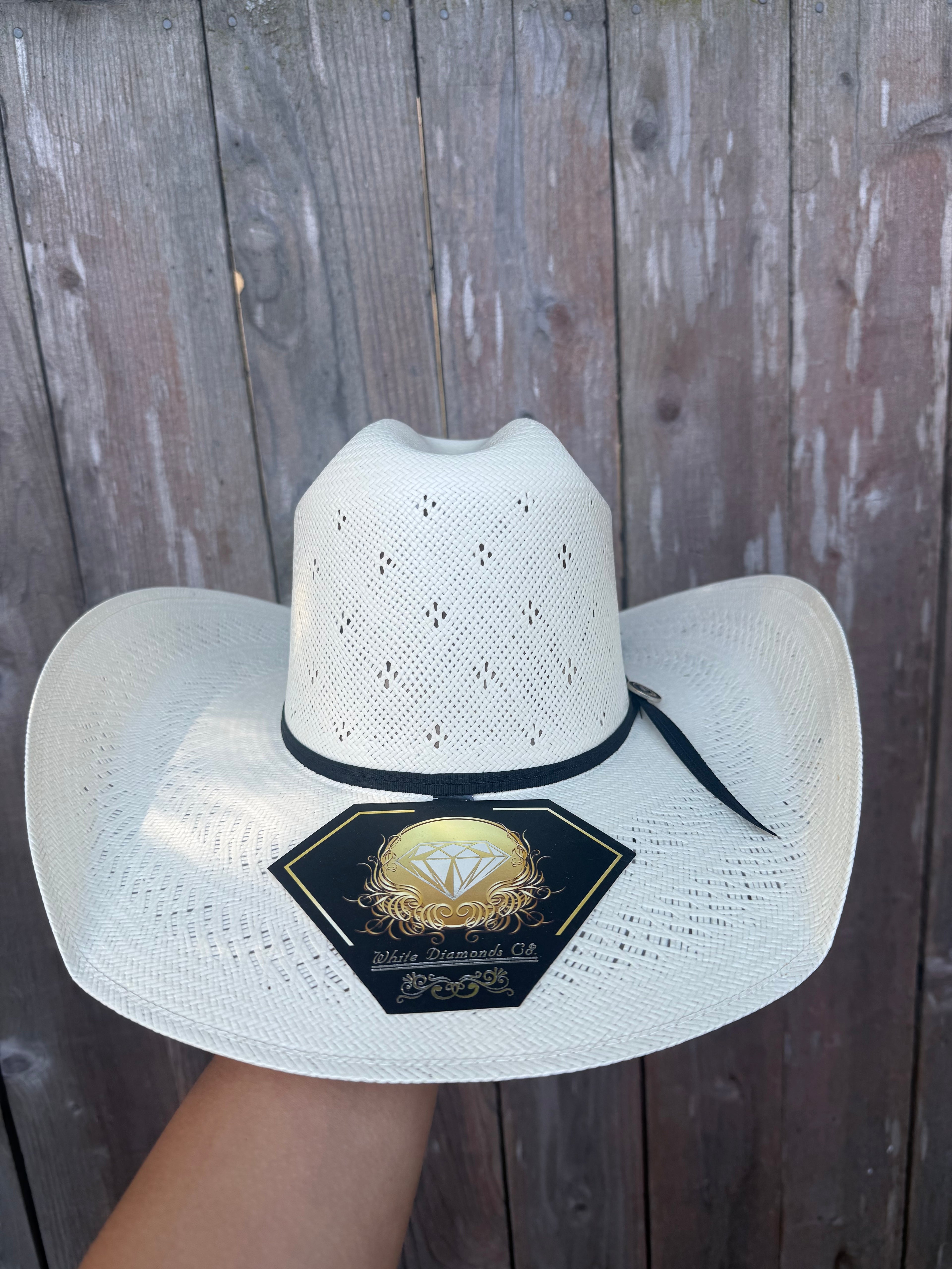 White Diamonds Co. Men's Sombrero Fino Vaquero with Medallion Detail