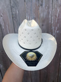 White Diamonds Co. Men's Sombrero Fino Vaquero with Buckle Detail