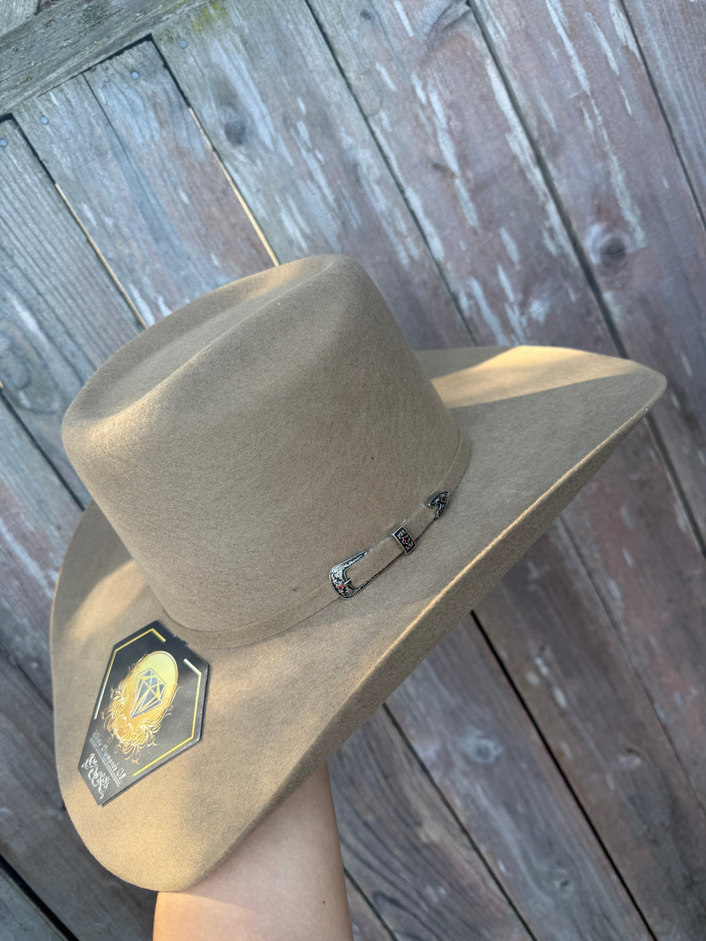 White Diamonds Co. Beige 100X Men's Tejana