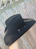 White Diamonds Co. Black 100X Men's Tejana - Bucke Detail