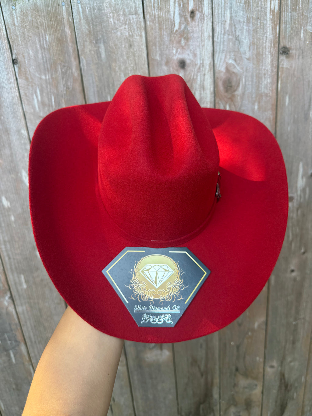 White Diamonds Co. Red 200X Women's Tejana